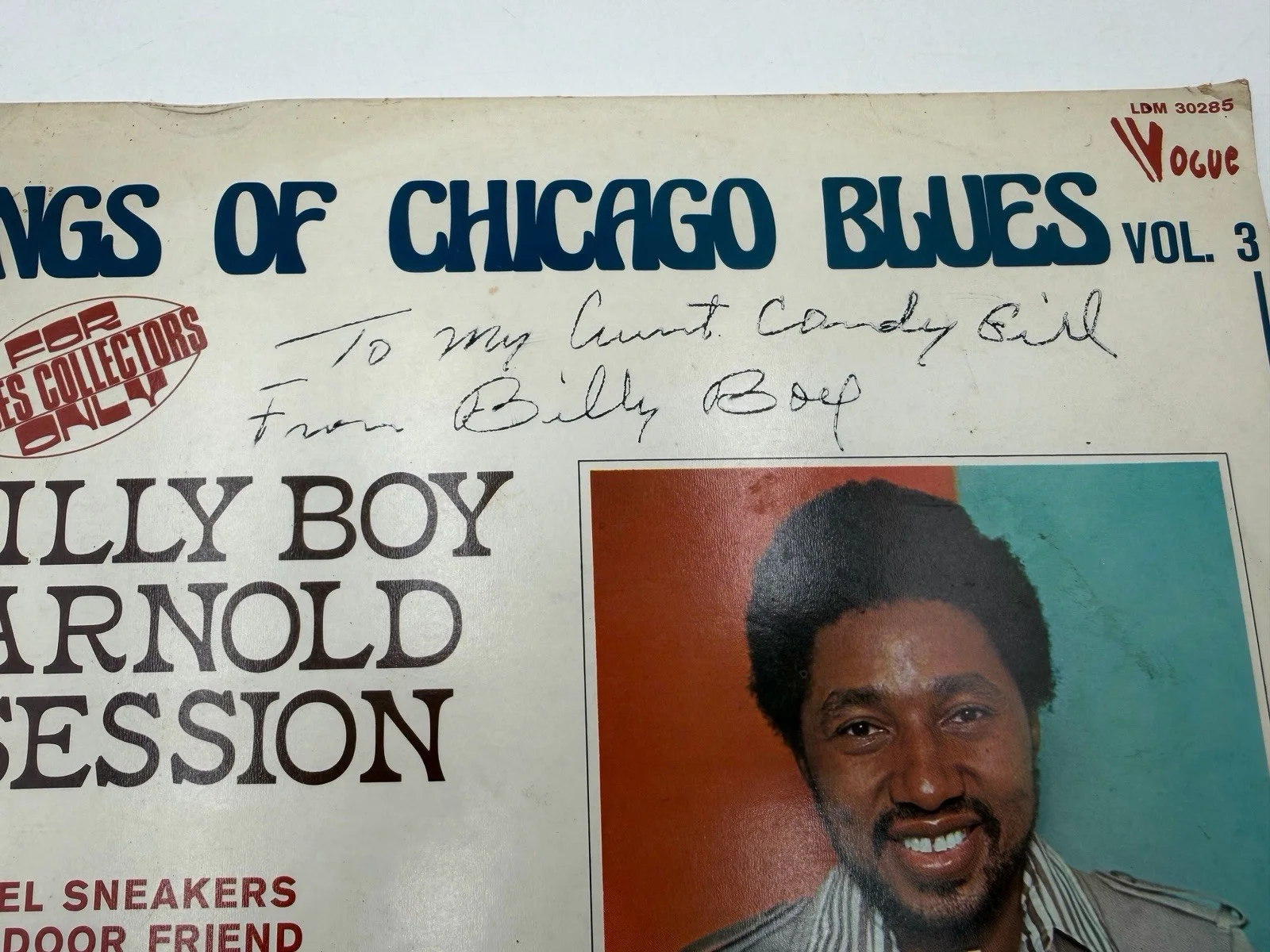 Billy Boy Arnold Signed Album Cover (Cover Only – No Record), изображение 2