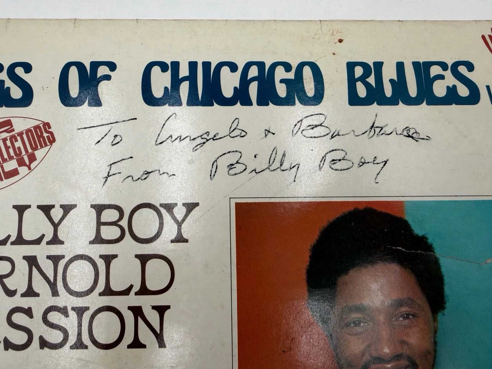Billy Boy Arnold Signed Album Cover (Cover Only – No Record), изображение 2