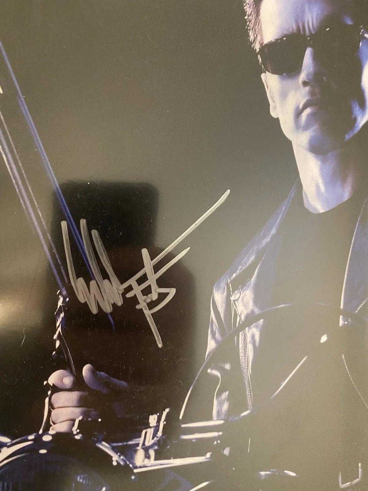 Edward Furlong Autographed Terminator 2 Movie Poster 11x17 Authenticated, image 2