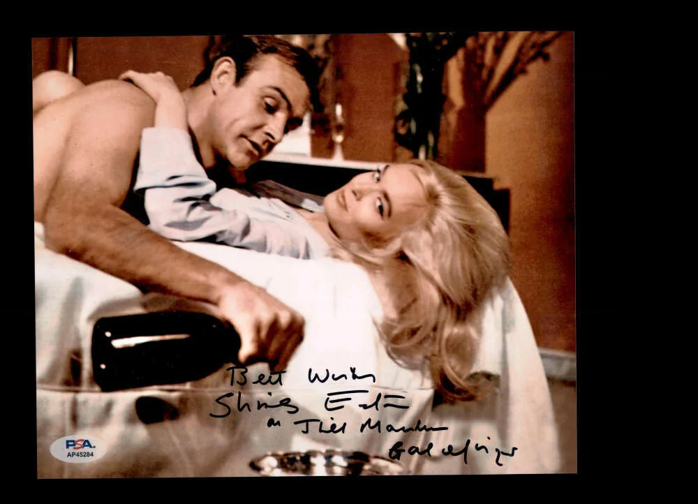 Shirley Eaton — Shirley Eaton PSA DNA Signed 8x9 Photo Autograph James Bond