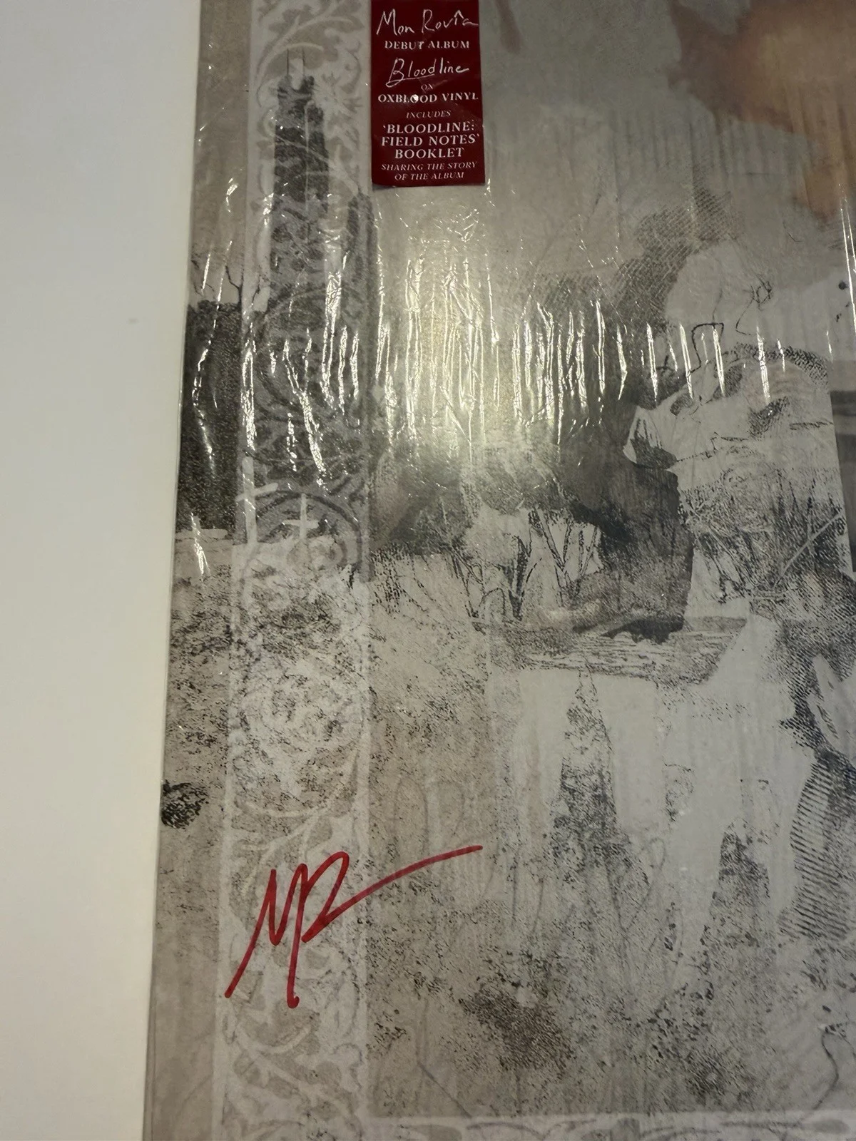 Signed Sold Out Mon Rovia Bloodlines Vinyl LP Autographed, изображение 2