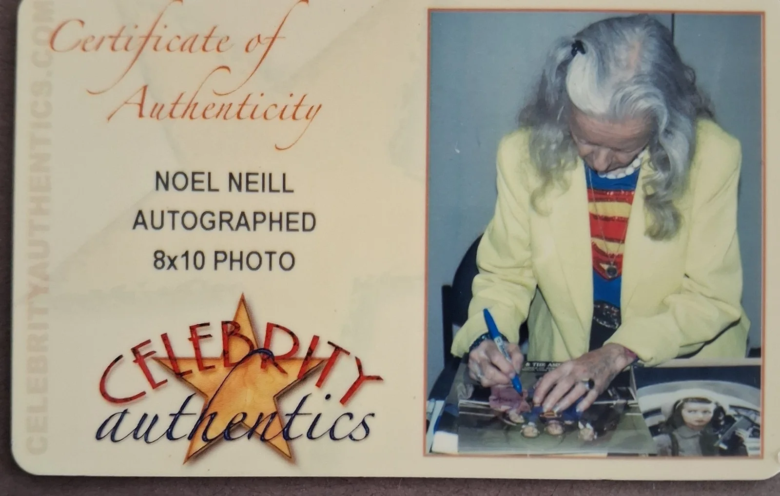 Noel Neill — Noel Neill Autographed 8x10 Photo Lois Lane From Superman, image 2