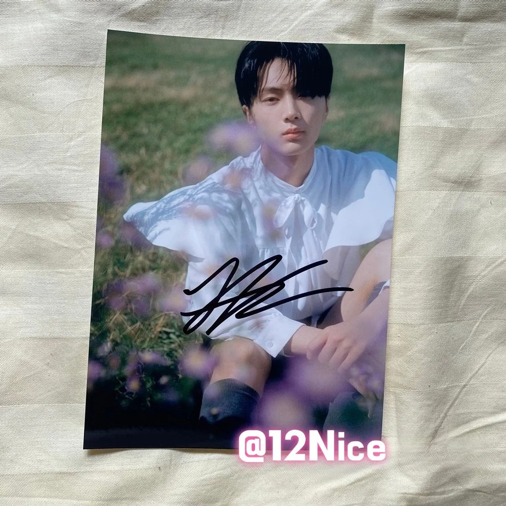 ENHYPEN JAY Autographed Signed Photo K-POP Collection 4*6 202512, изображение 2