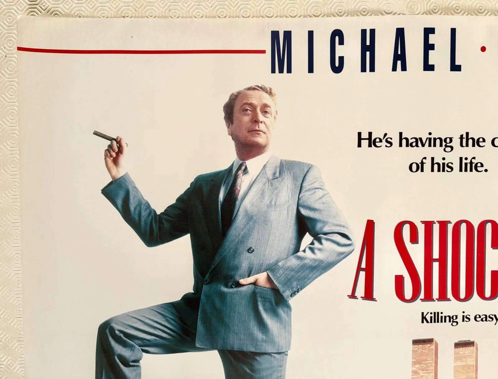A Shock To The System Original 1990 Quad Poster Michael Caine Elizabeth McGovern, изображение 2