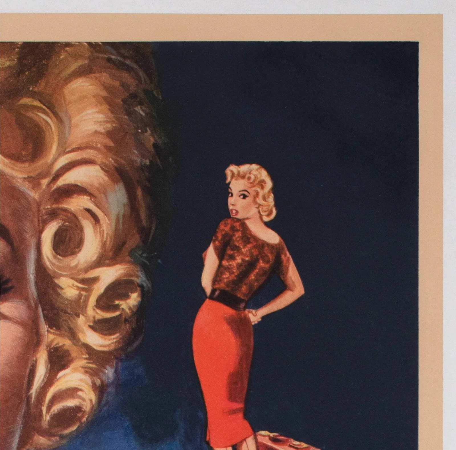 Bus Stop 1956 UK Double Crown Film Poster, Tom Chantrell, image 4