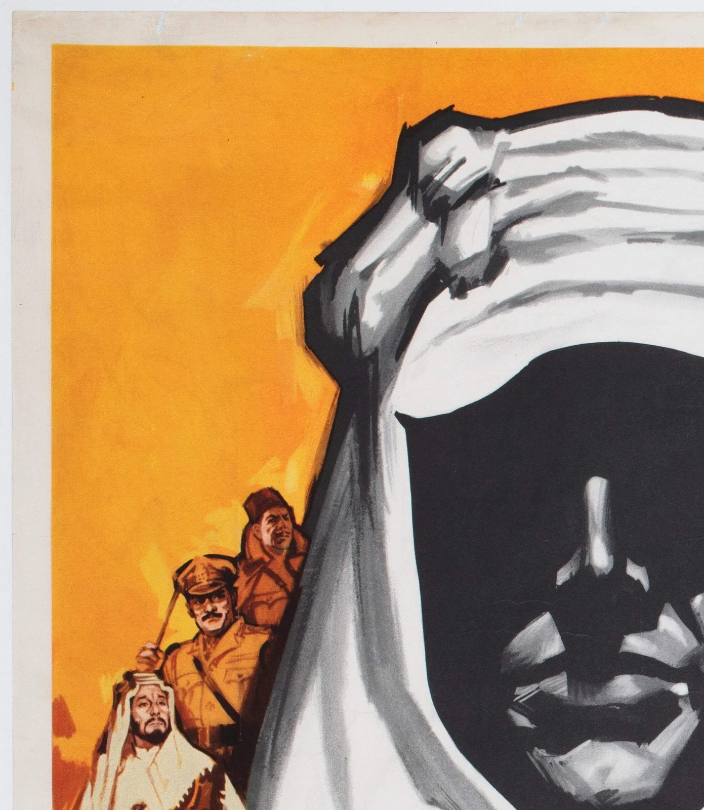 Lawrence of Arabia 1962 Pre-Oscars UK Quad Film Poster, Georges Kerfyser, изображение 3