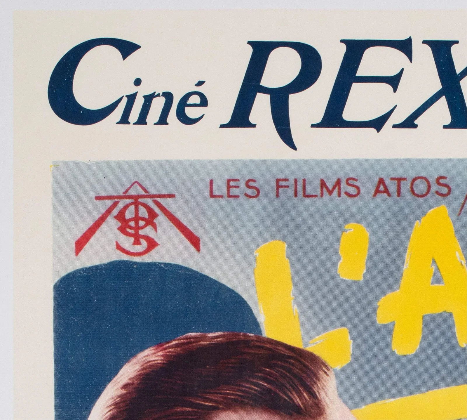L'Alibi 1938 Belgian Film Poster, image 3