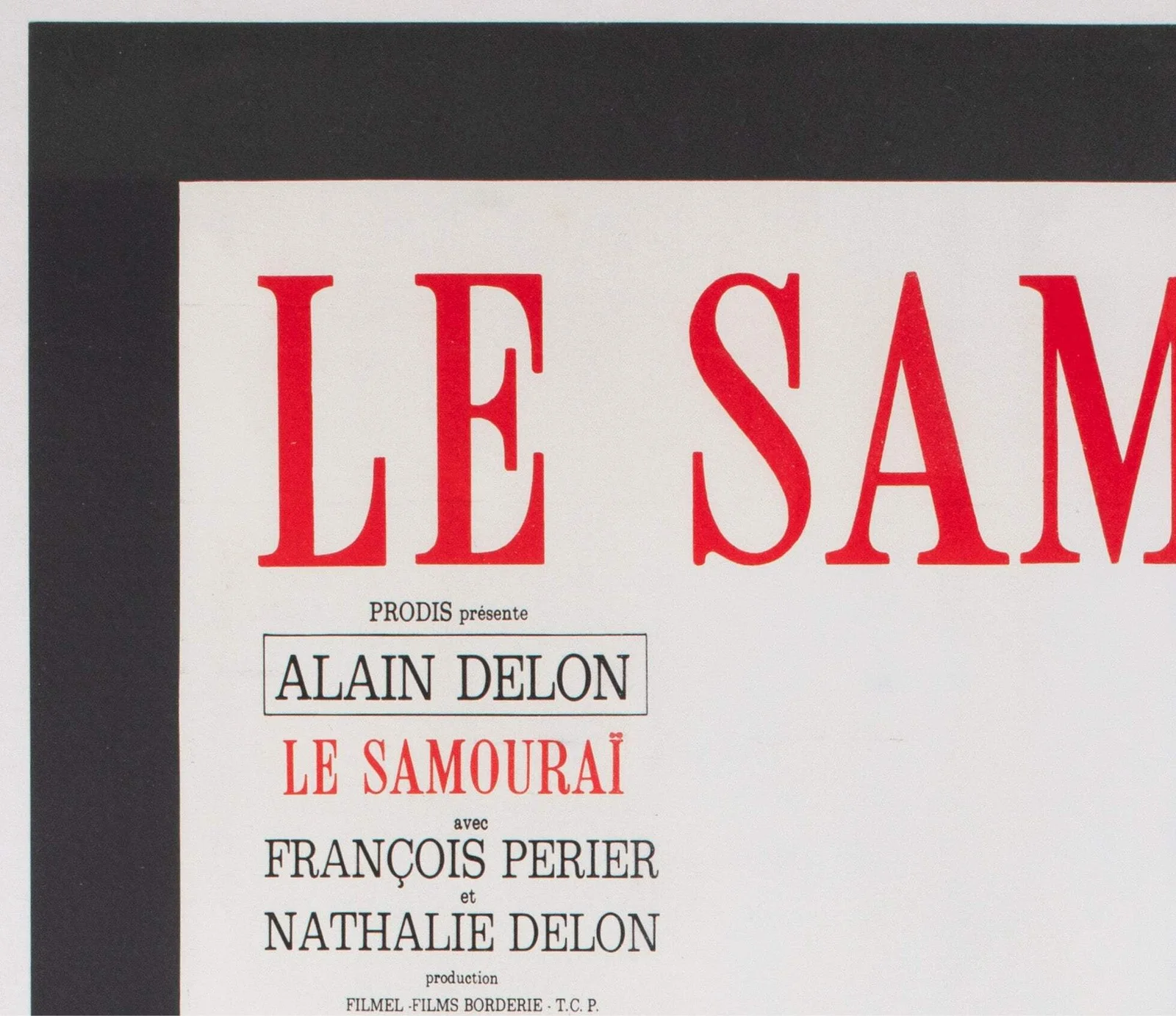 Le Samourai 1967 French Moyenne Film Poster, image 3