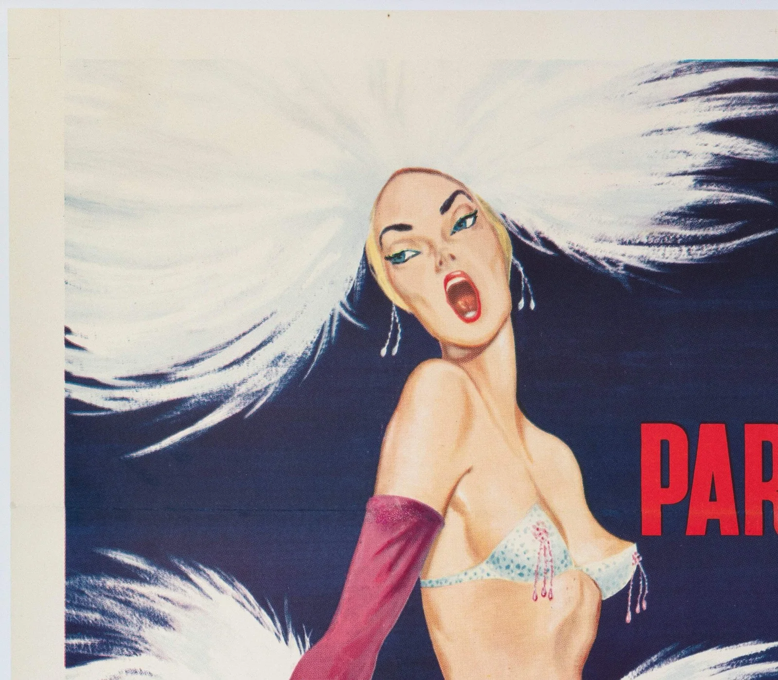 Paris Champagne 1964 French Grande Film Poster, Sinclare, изображение 3