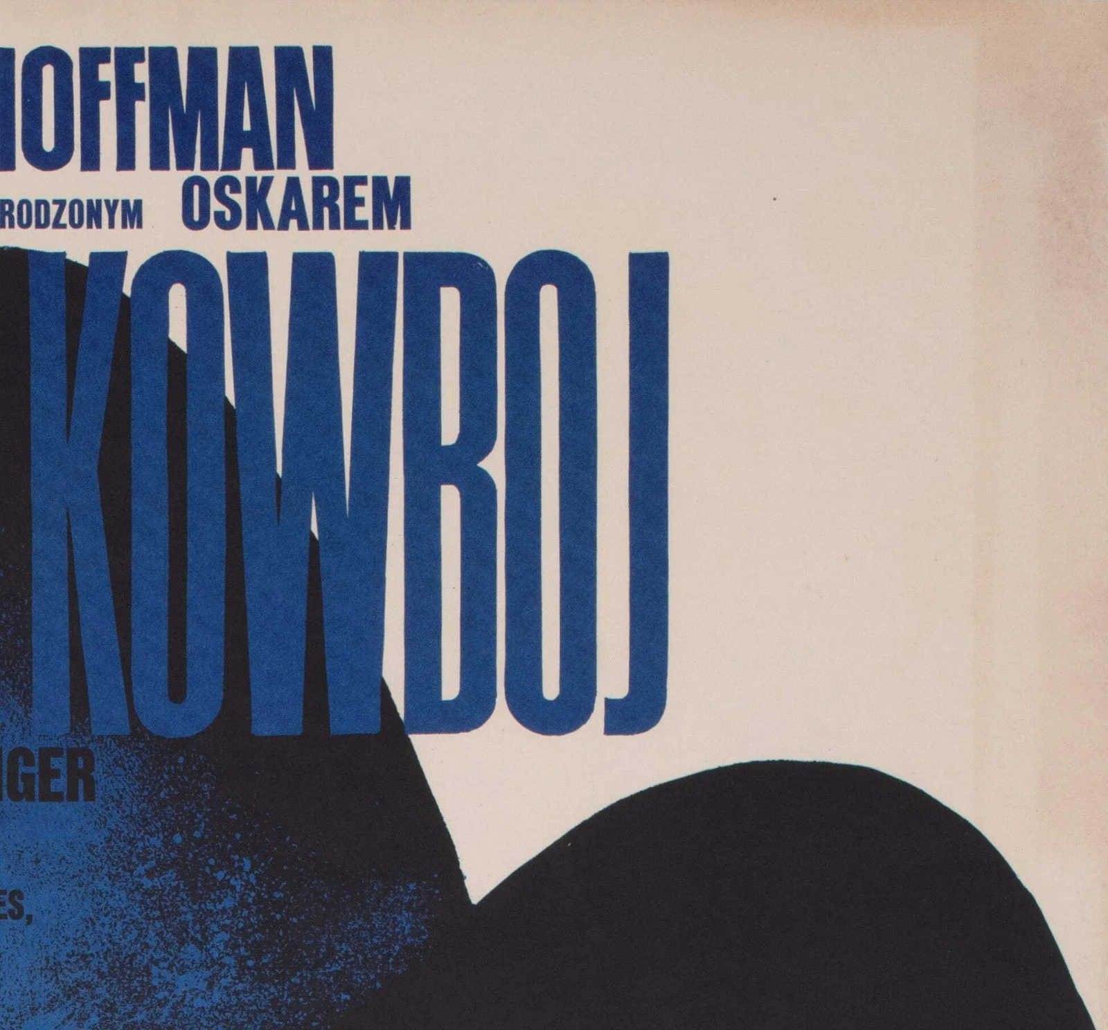 Midnight Cowboy 1973 Polish A1 Film Poster, Swierzy, изображение 4