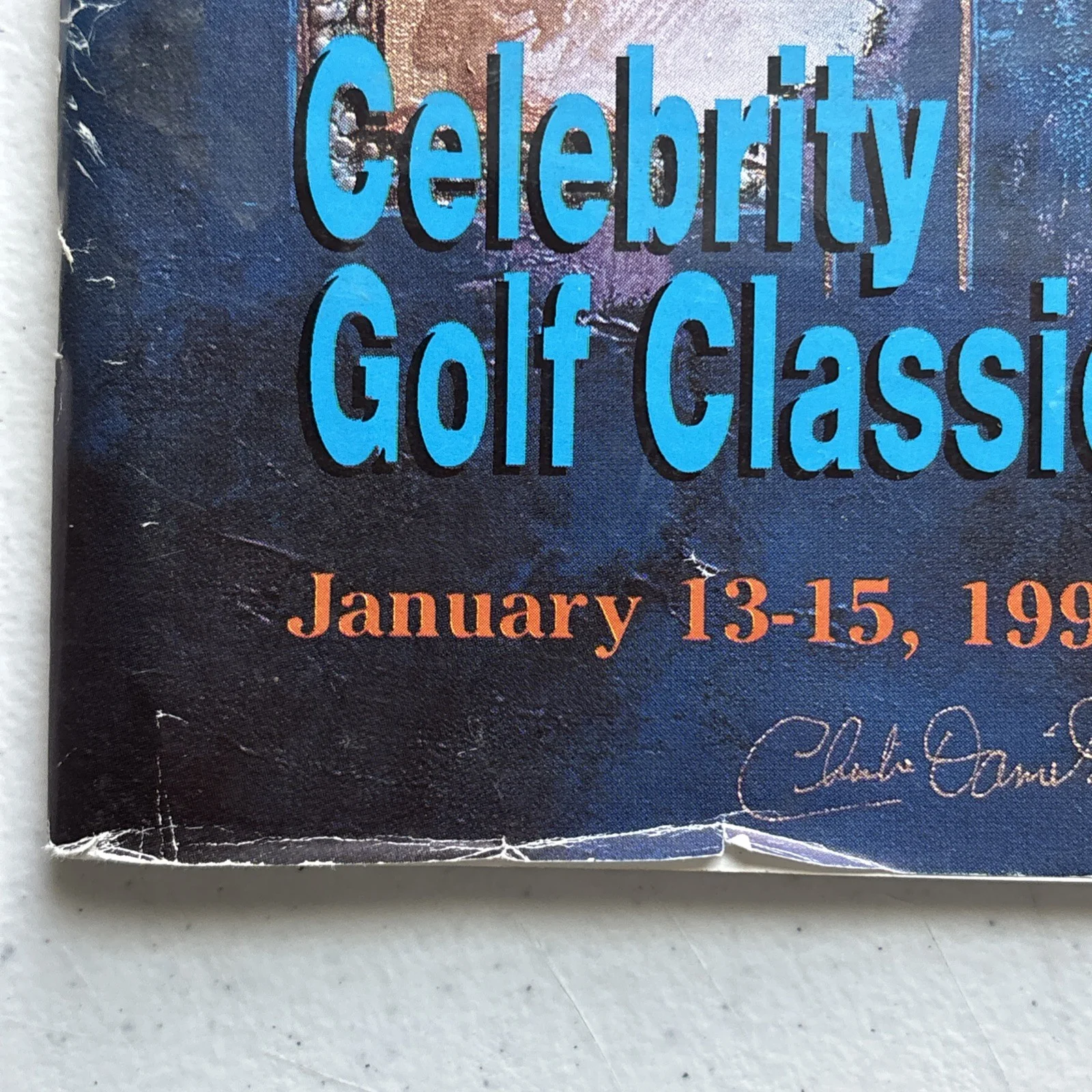 Charlie Daniels 6th Annual Celebrity Golf Classic Program (1996) + 2 Autographs!, image 2