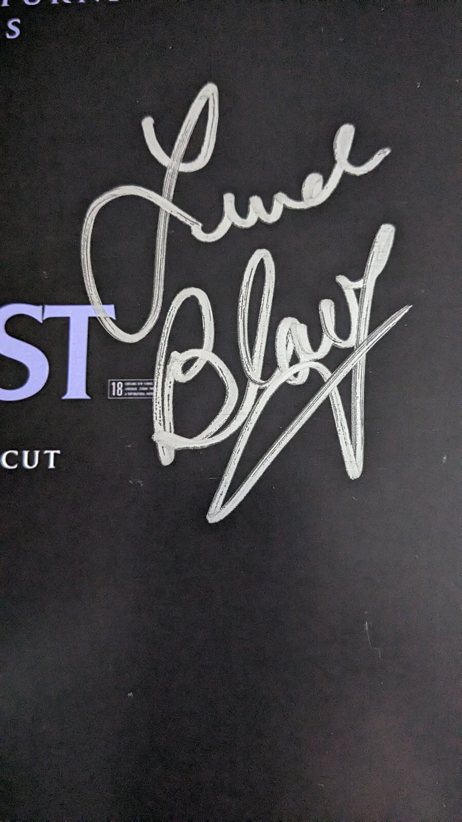 LINDA BLAIR Signed The EXORCIST 11x17 Movie POSTER Autograph HORROR BAS QR B, изображение 2