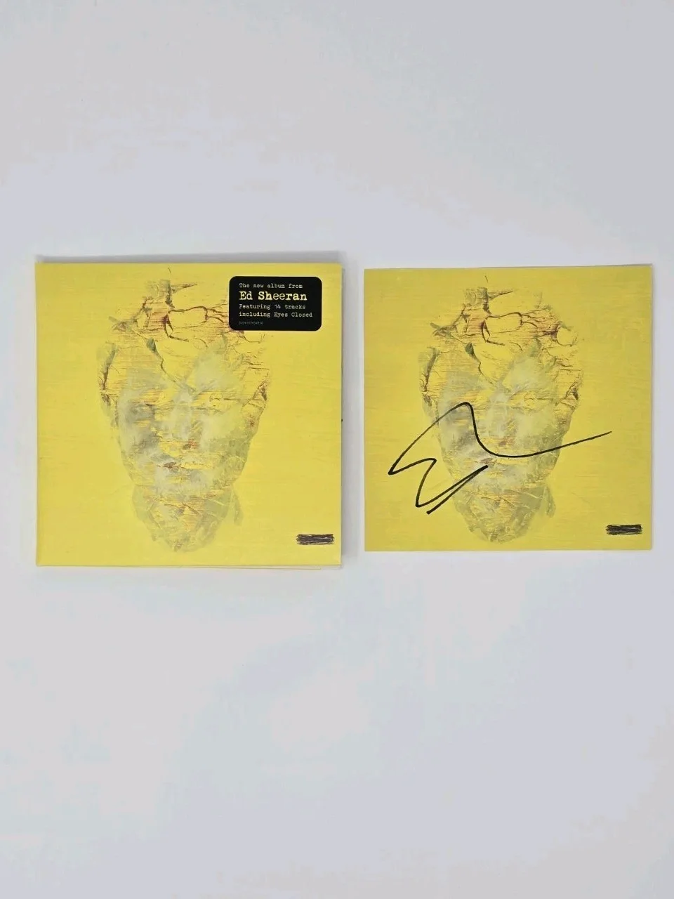 Ed Sheeran Subtract CD with Signed Autograph Insert Art Card, image 2