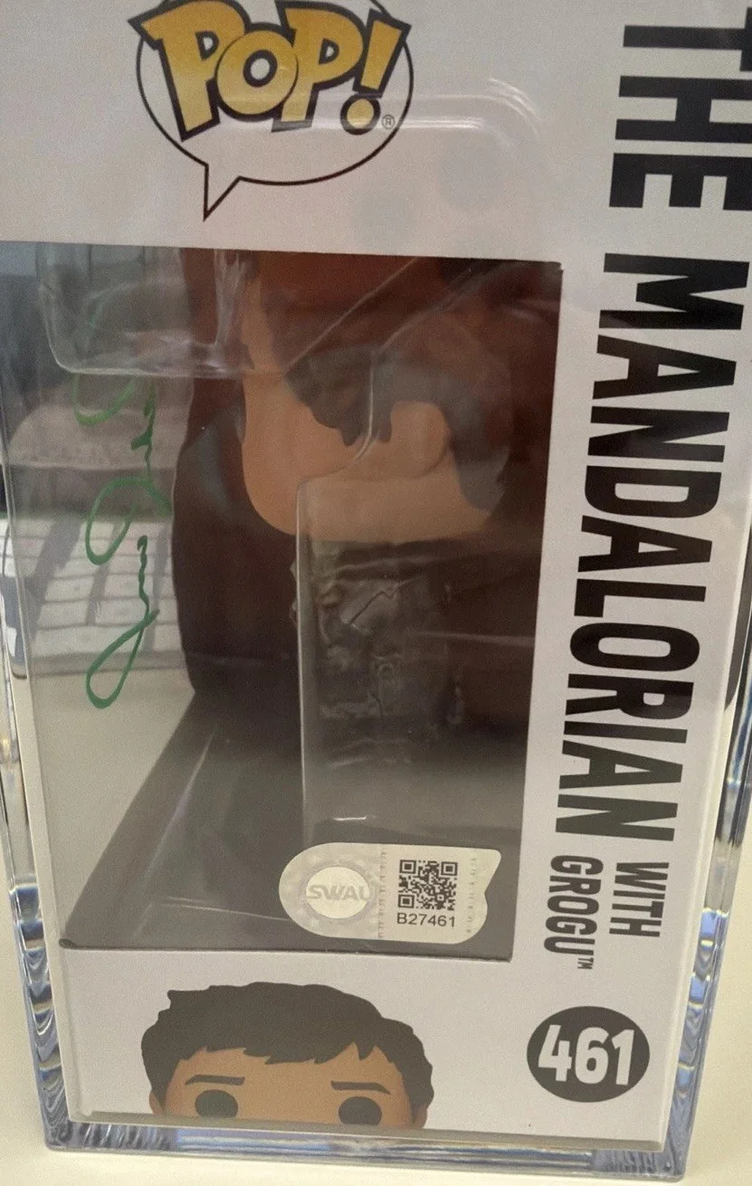 Pedro Pascal SWAU Witness Graded 9 Mint Funko Signed Authentic, image 2