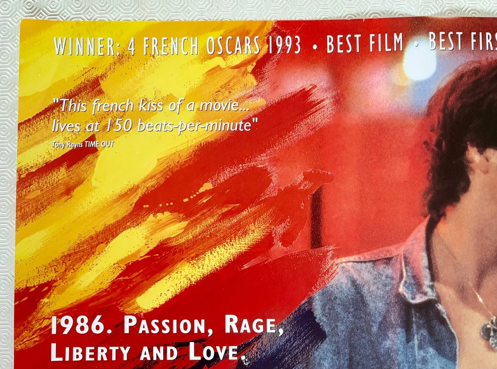 Savage Nights Les Nuits Fauves Original 1993 Quad Poster Cyril Collard, изображение 5