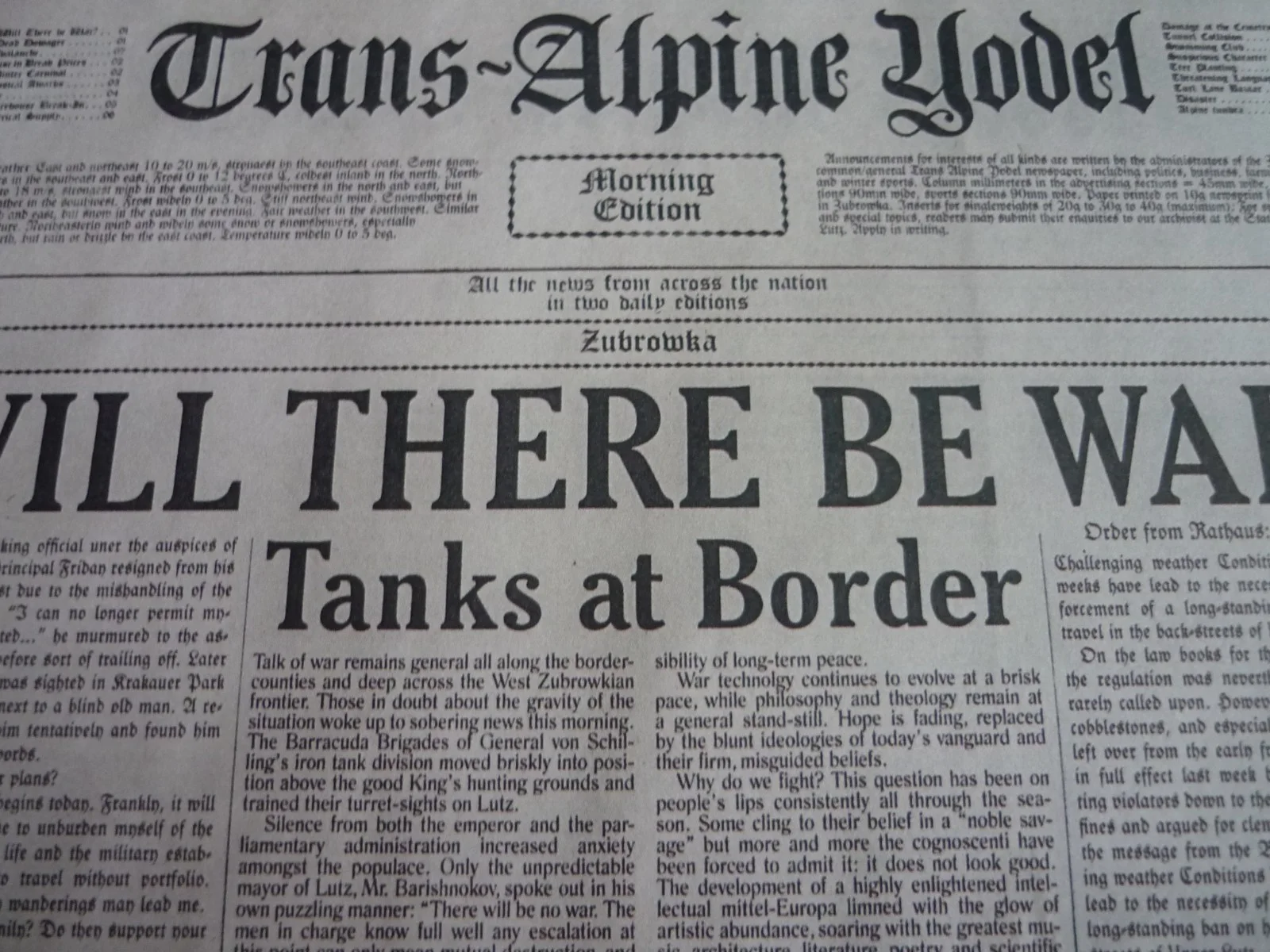 Framed movie prop replica 10x8 inchs grand budapest will there be war cover news, изображение 2