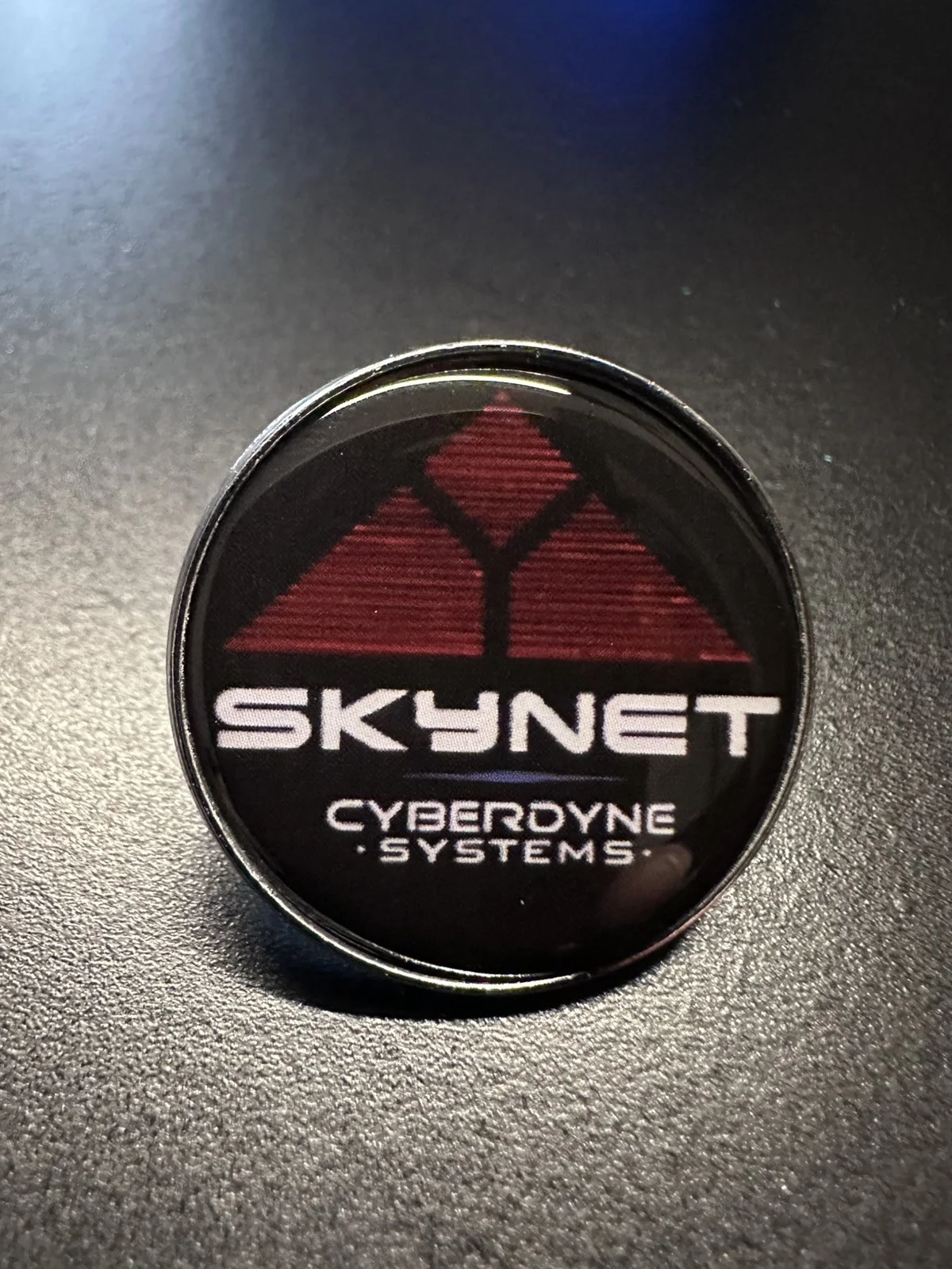 Terminator Movie Enamel Pin Badge Cyberdyne Systems AI Skynet Metal Alloy Brooch, изображение 3