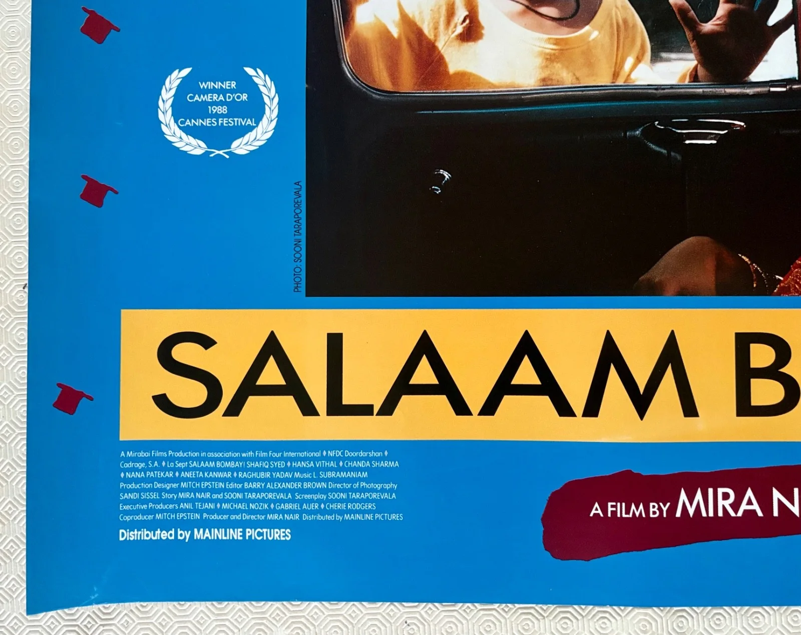Salaam Bombay Original 1988 Quad Poster Mira Nair Shafiq Syed Anjaan Amrit Patel, изображение 2