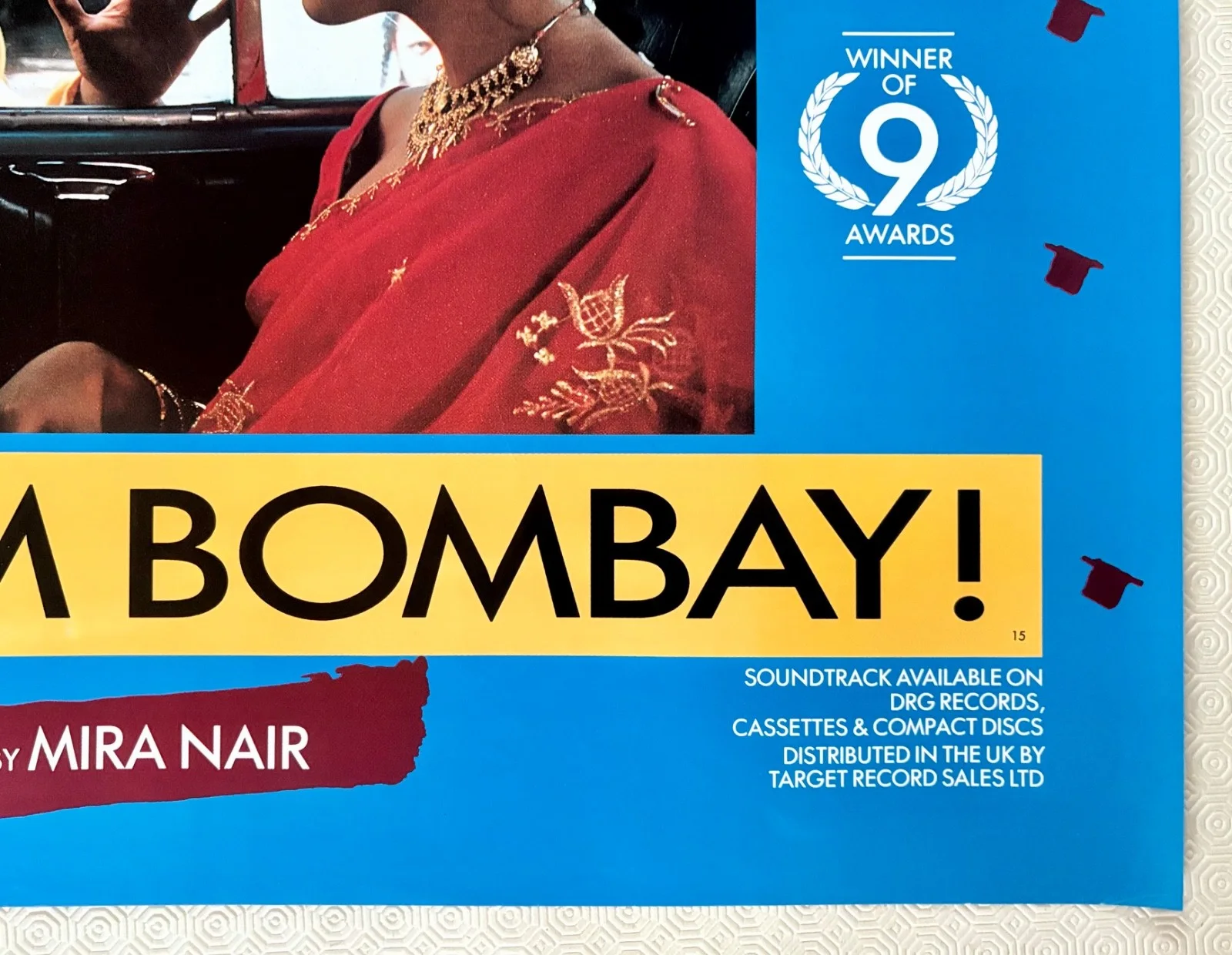 Salaam Bombay Original 1988 Quad Poster Mira Nair Shafiq Syed Anjaan Amrit Patel, изображение 3