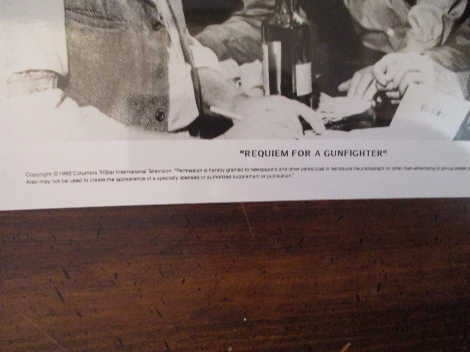 Mike Mazurki/Stephen McNally(Requiem For A Gunfighter)1992 10 x8 B&W Press Photo, image 2