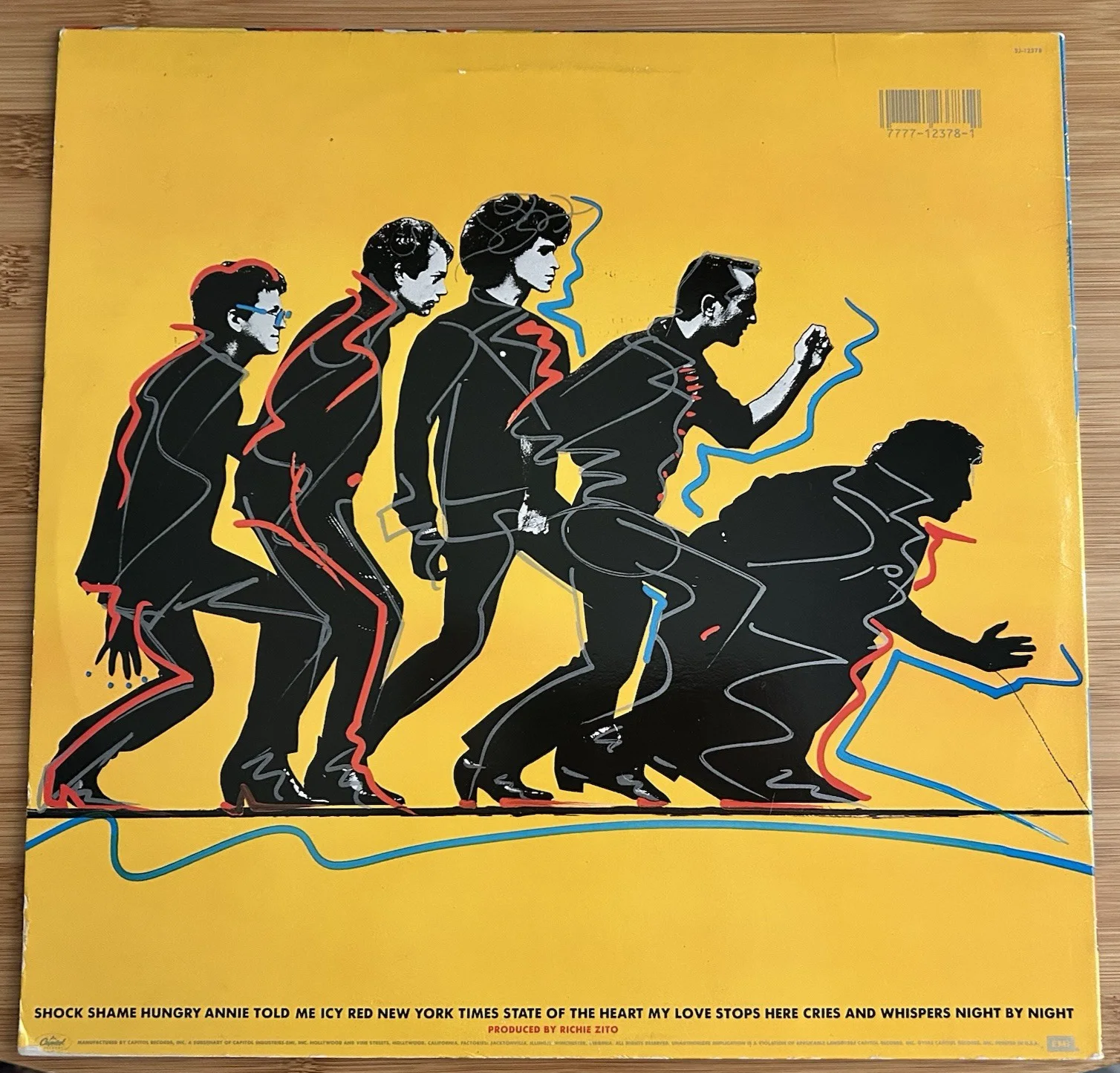 The Motels “Shock” Vinyl - Promo - Autographed/Signed - Martha Davis, изображение 4