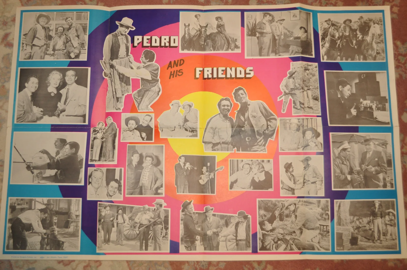 *SIGNED* Pedro Gonzalez Gonzalez SECRET WORD with Groucho Marx Large Poster, изображение 4