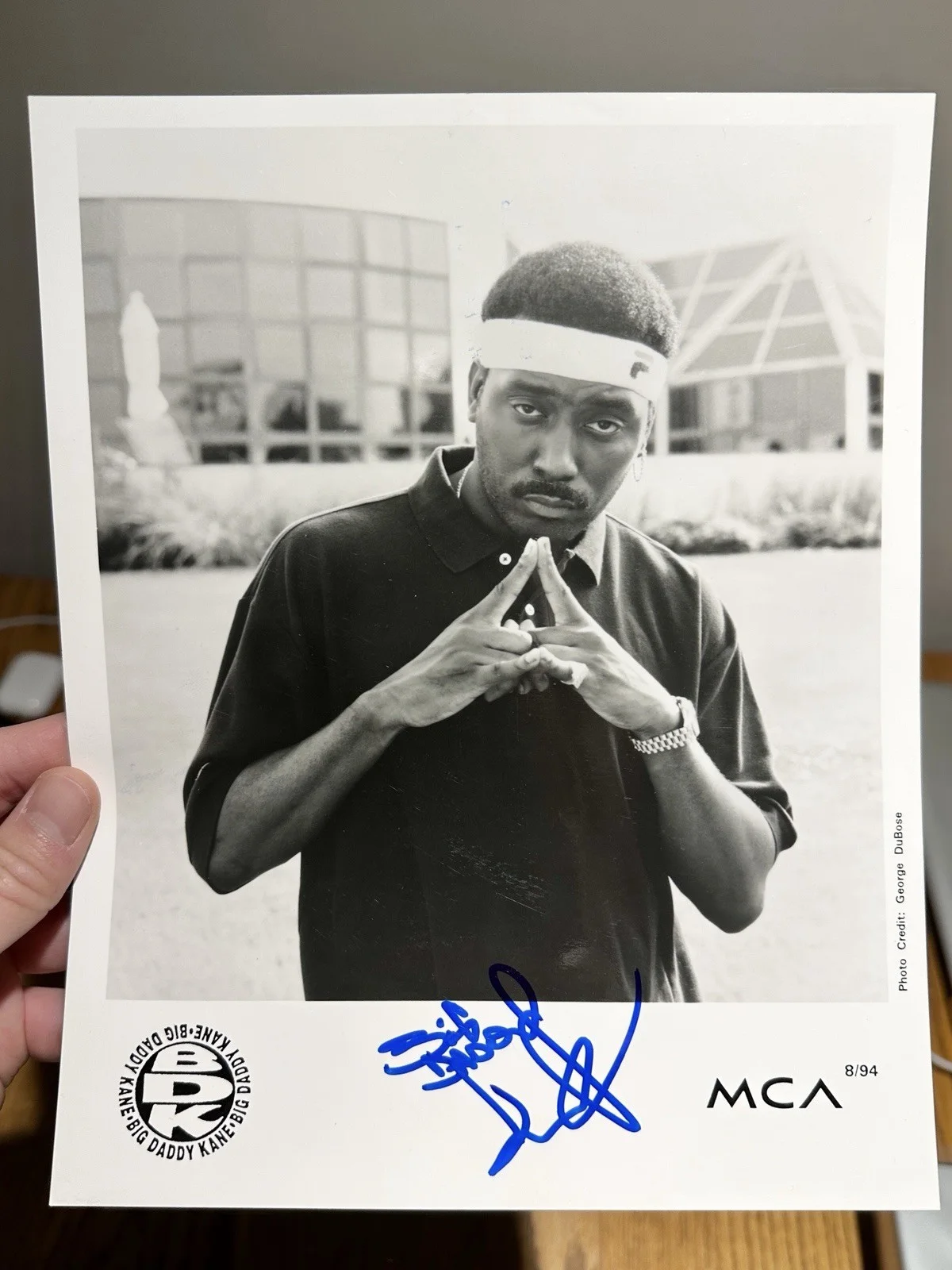 Big Daddy Kane Autograph Signed Promo Press Photo Beckett Rap Hip-Hop, image 2