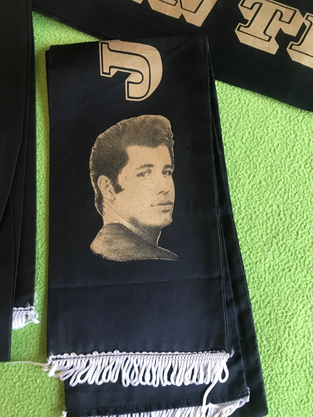 4 VTG 70s Grease Movie John Travolta Scarves Fancy Dress Costume Souvenir, изображение 2