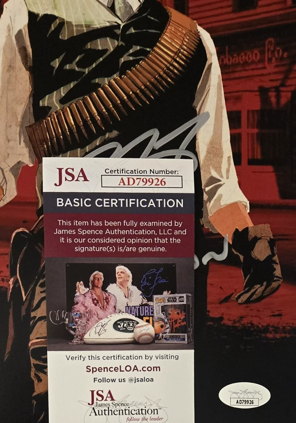 Rob Wiethoff Signed Photo Red Dead Redemption John Marston Autograph JSA COA 926, изображение 2