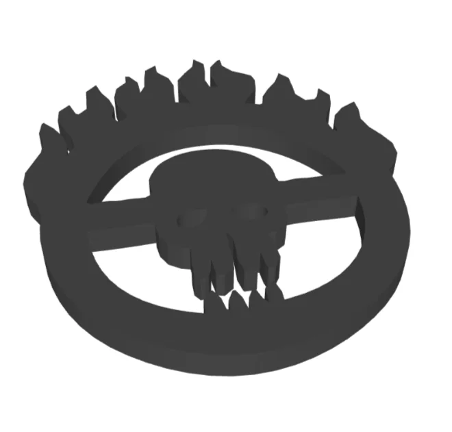 Mad Max Inspired Skull Logo 3D Printed Wall Art, image 3