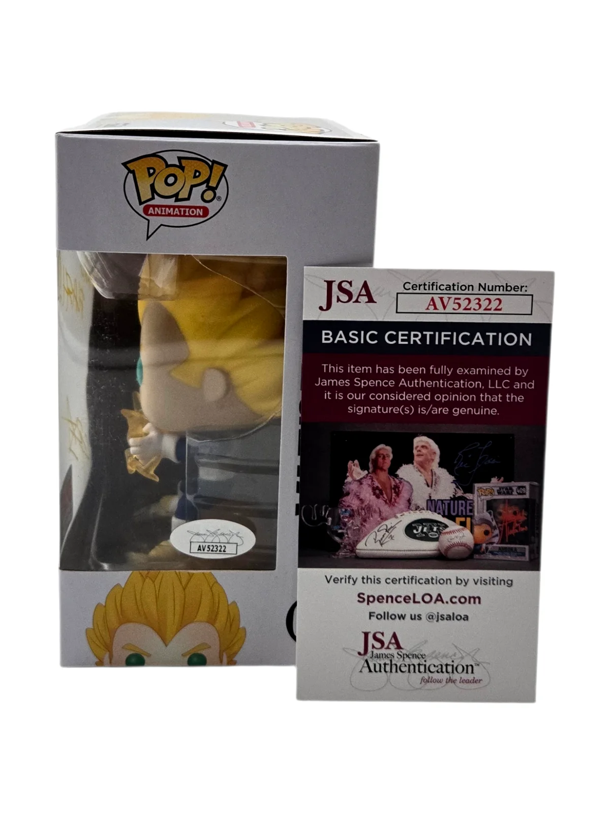 Chris Sabat — Vegeta Signed Funko Pop Dragon Ball Z Chris Sabat Autograph Exclusive JSA COA 22, image 2