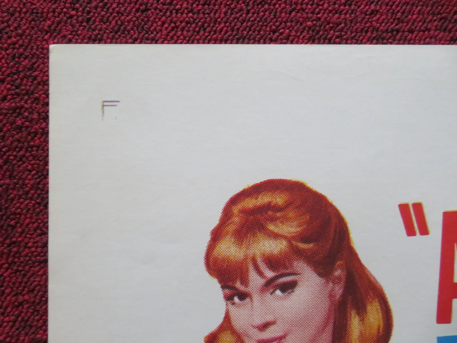 FANNY HILL FOLDED US ONE SHEET POSTER MIRIAM HOPKINS WALTER GILLER 1965, изображение 5