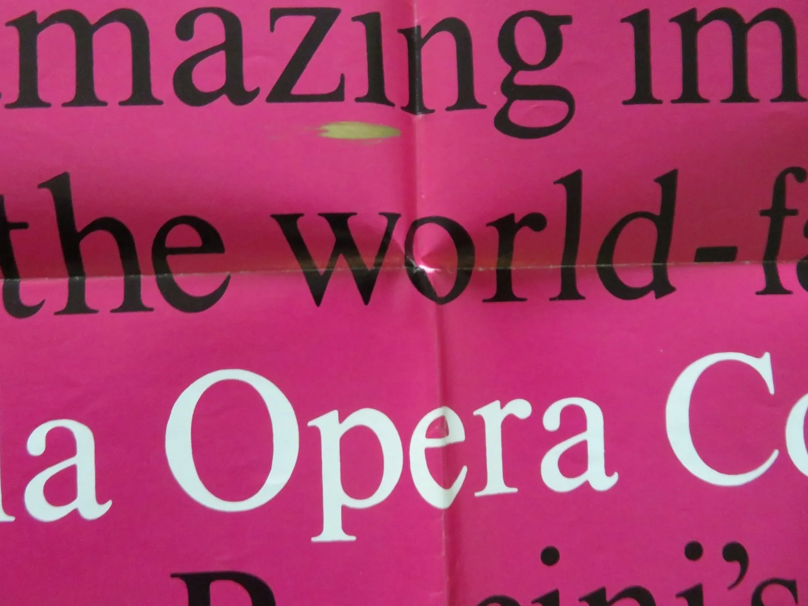LA BOHEME FOLDED US ONE SHEET POSTER GIANNI RAIMONDI ROLANDO PANERAI 1965, изображение 3