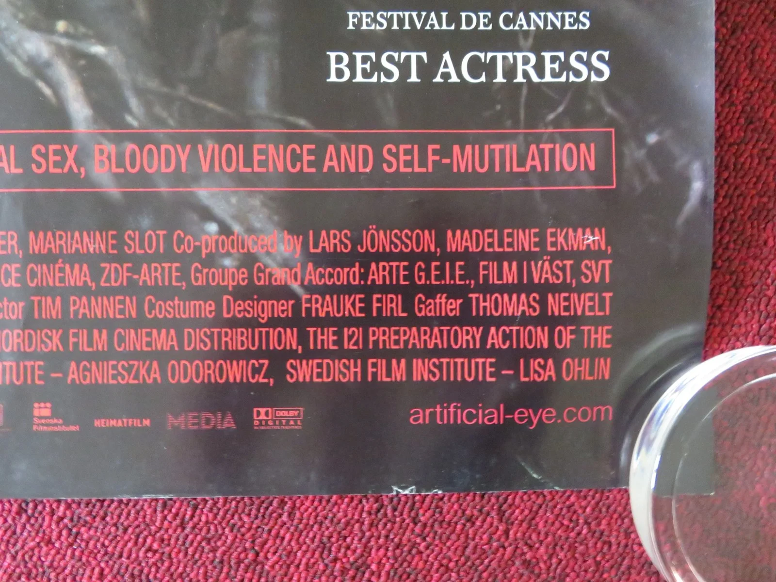 ANTICHRIST UK QUAD ROLLED POSTER WILLEM DAFOE CHARLOTTE GAINSBOURG 2009, изображение 5