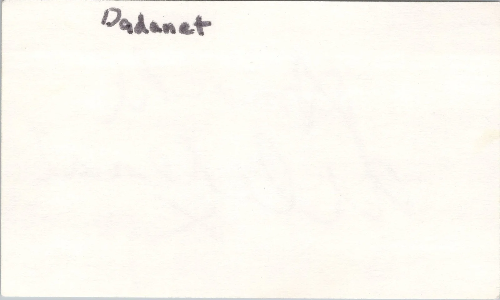 Amanda de Cadenet — Amanda de Cadenet Signed 3x5 Index Card Autographed, image 2
