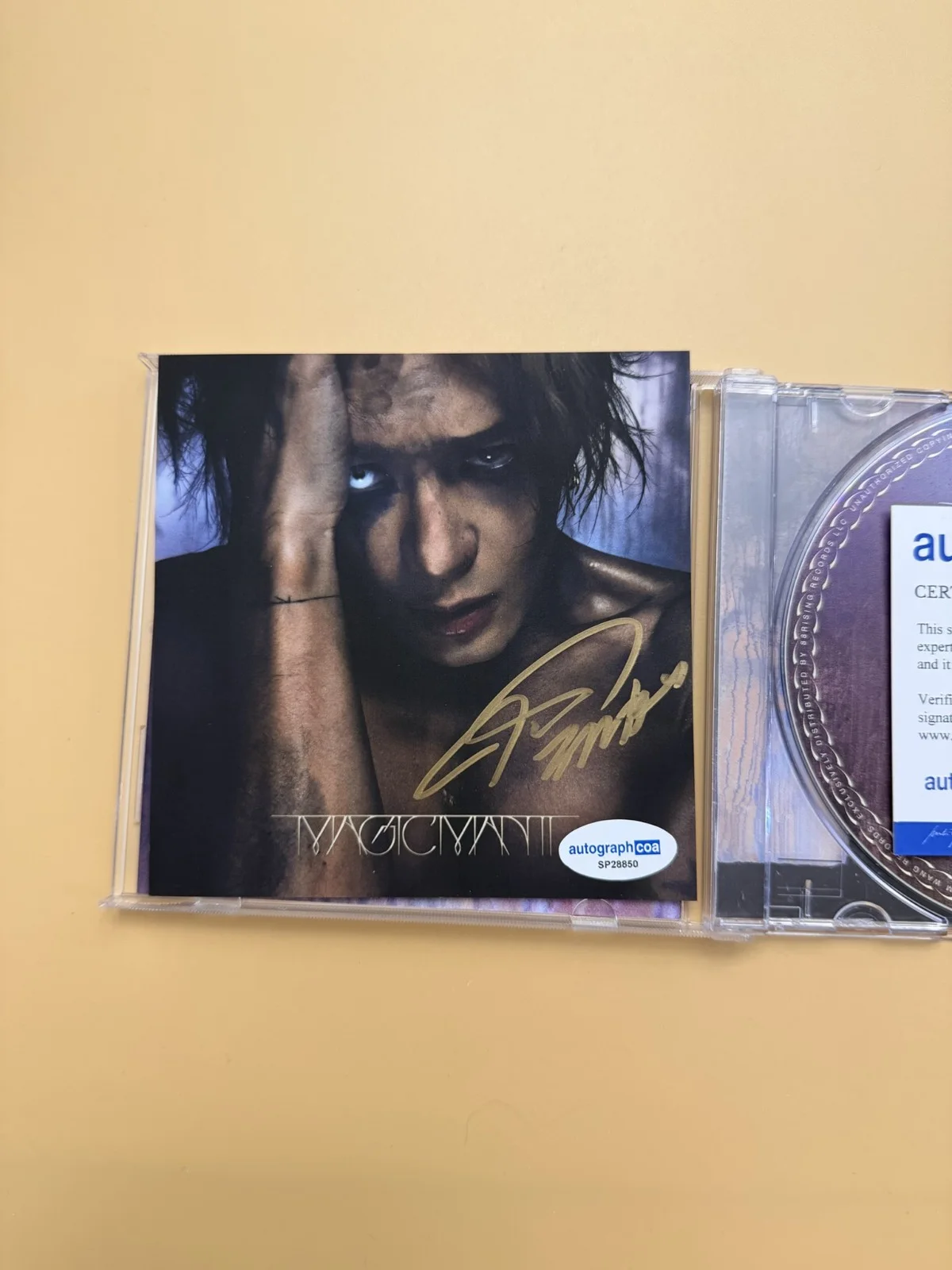 SIGNED Jackson Wang CD Magic Man 2 ACOA SP28850, image 2