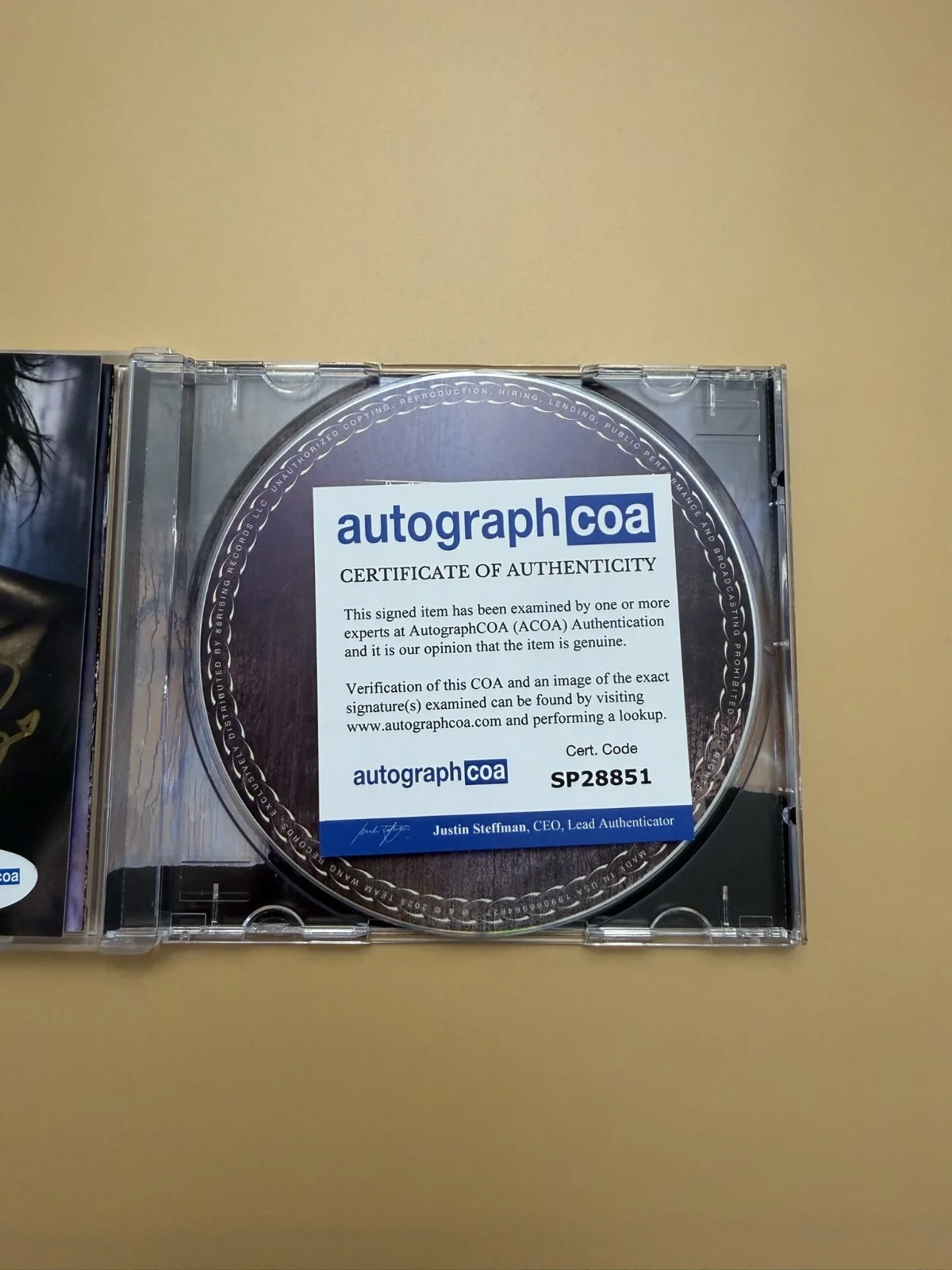 Jackson Wang Magic Man 2 SIGNED CD ACOA SP28851, image 3