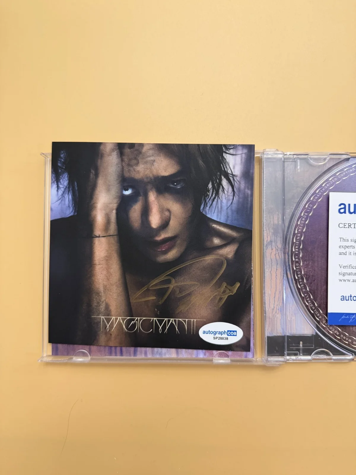SIGNED Jackson Wang CD Magic Man 2 Autograph GOT7 ACOA SP28838, image 2