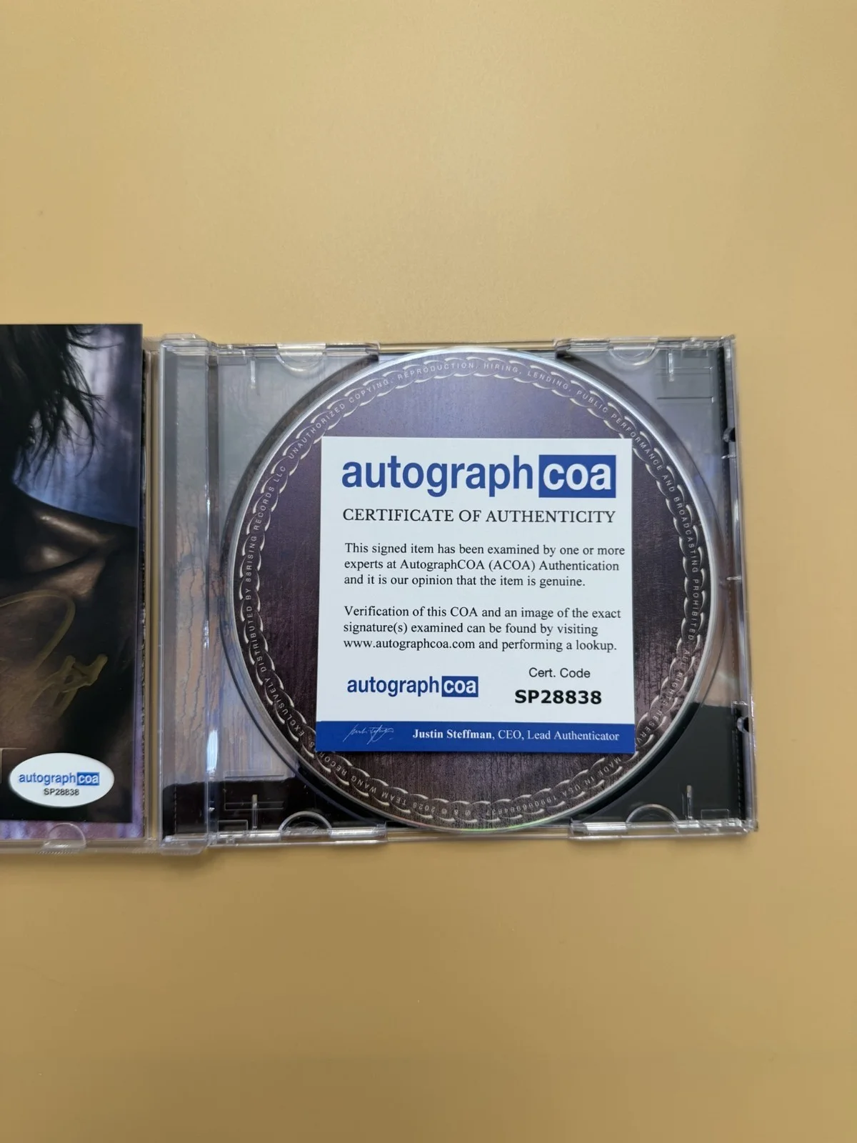 SIGNED Jackson Wang CD Magic Man 2 Autograph GOT7 ACOA SP28838, image 3