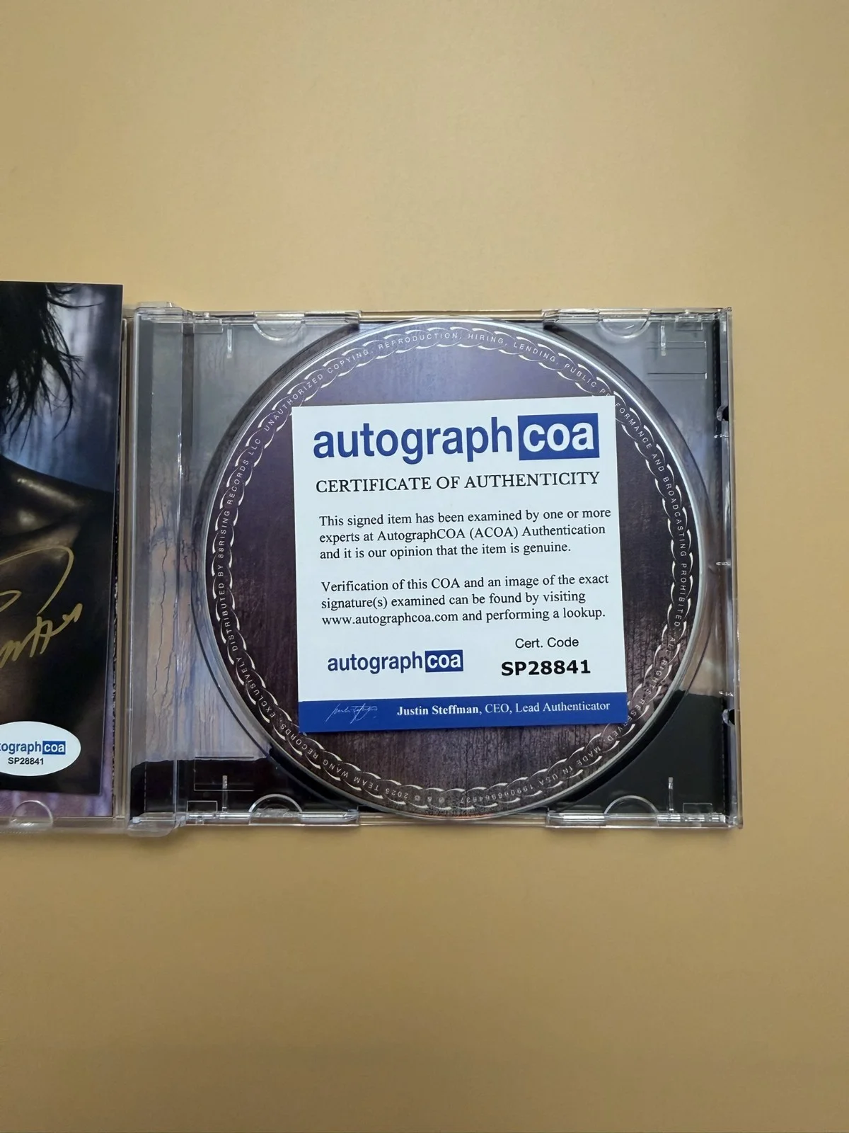 Jackson Wang SIGNED Magic Man 2 Autograph CD ACOA GOT7 SP28841, image 3