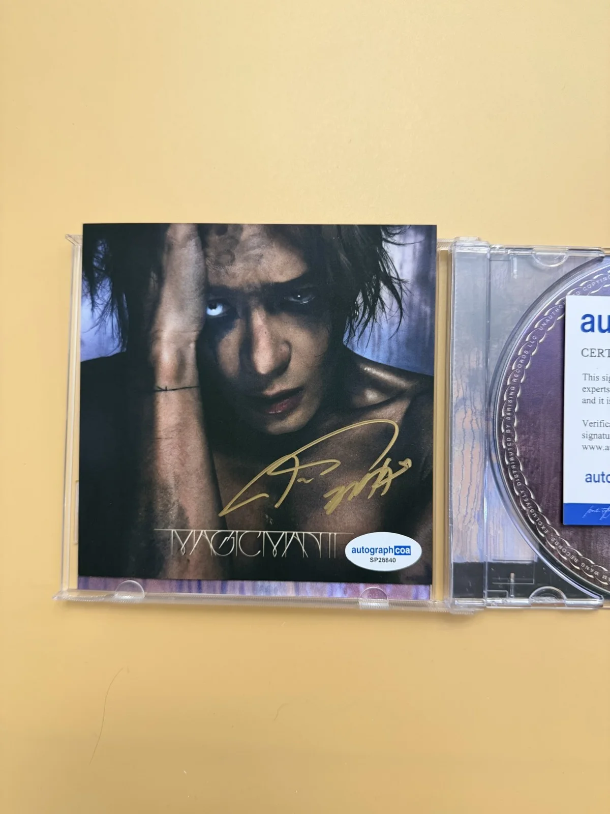 SIGNED Jackson Wang Magic Man 2 Autograph CD GOT7 ACOA SP28840, image 2