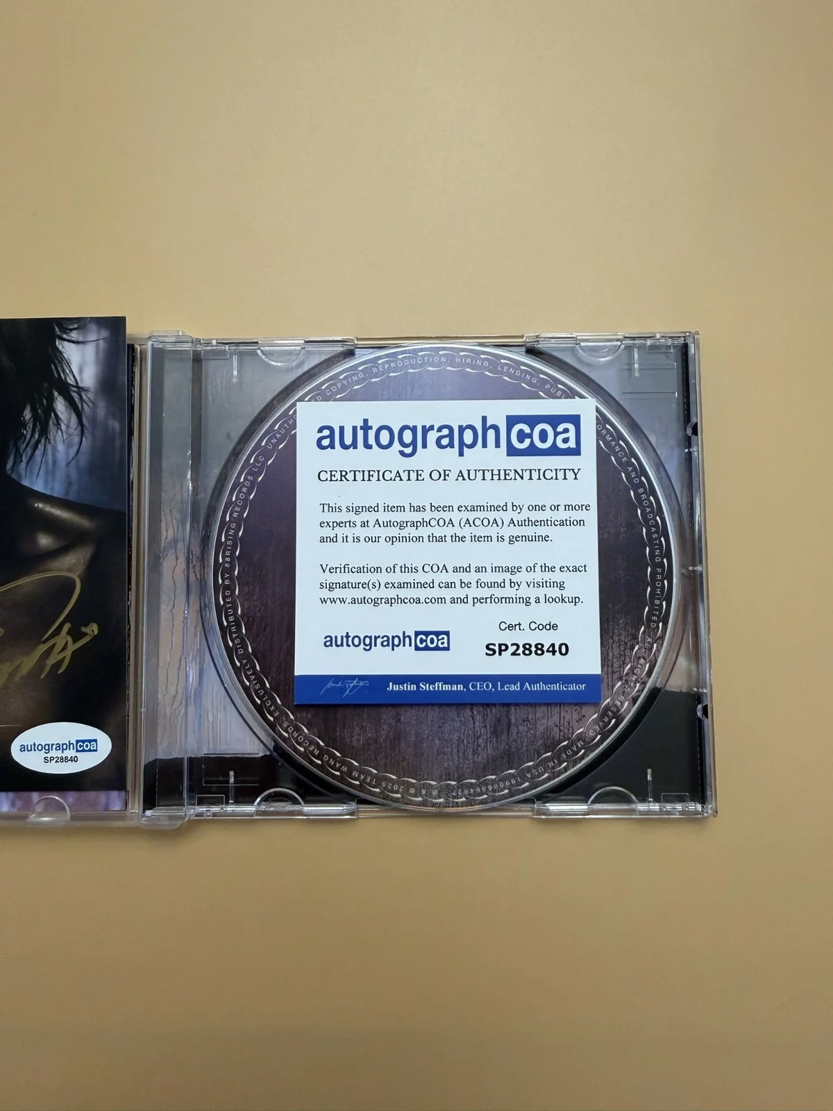 SIGNED Jackson Wang Magic Man 2 Autograph CD GOT7 ACOA SP28840, image 3