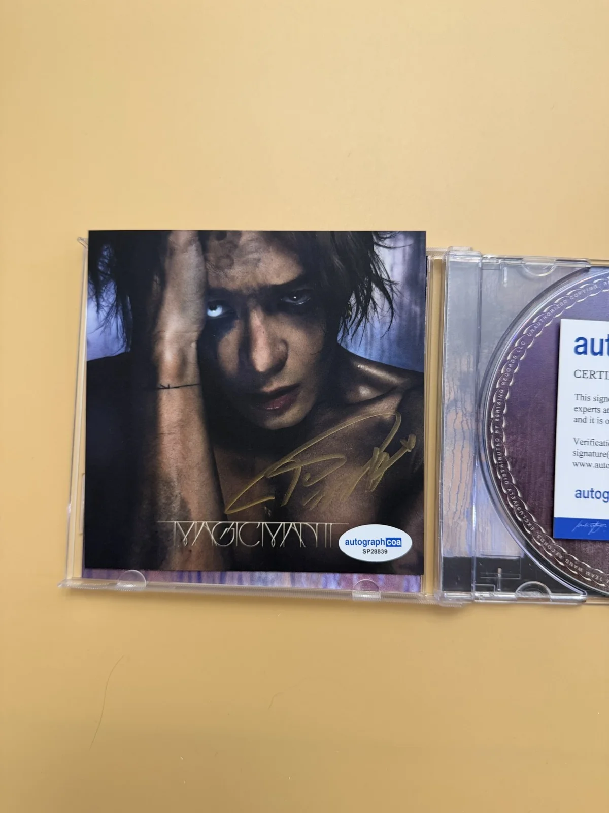 Jackson Wang Magic Man 2 CD SIGNED GOT7 ACOA Autograph SP28839, image 2