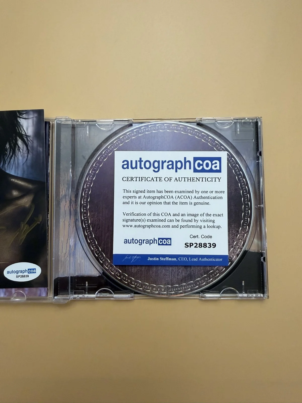 Jackson Wang Magic Man 2 CD SIGNED GOT7 ACOA Autograph SP28839, image 3