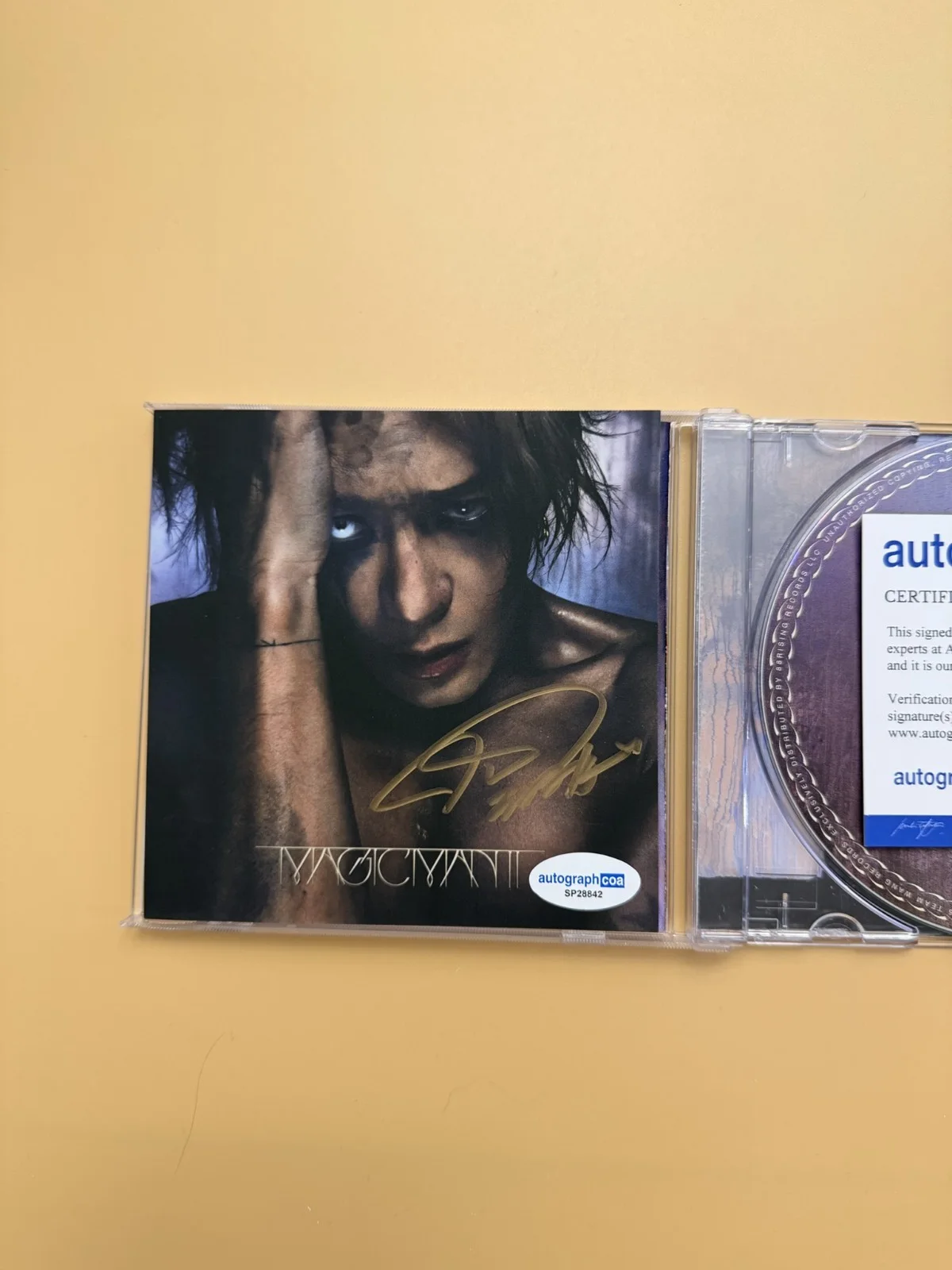 SIGNED Jackson Wang CD Magic Man 2 ACOA GOT7 SP28842, image 2