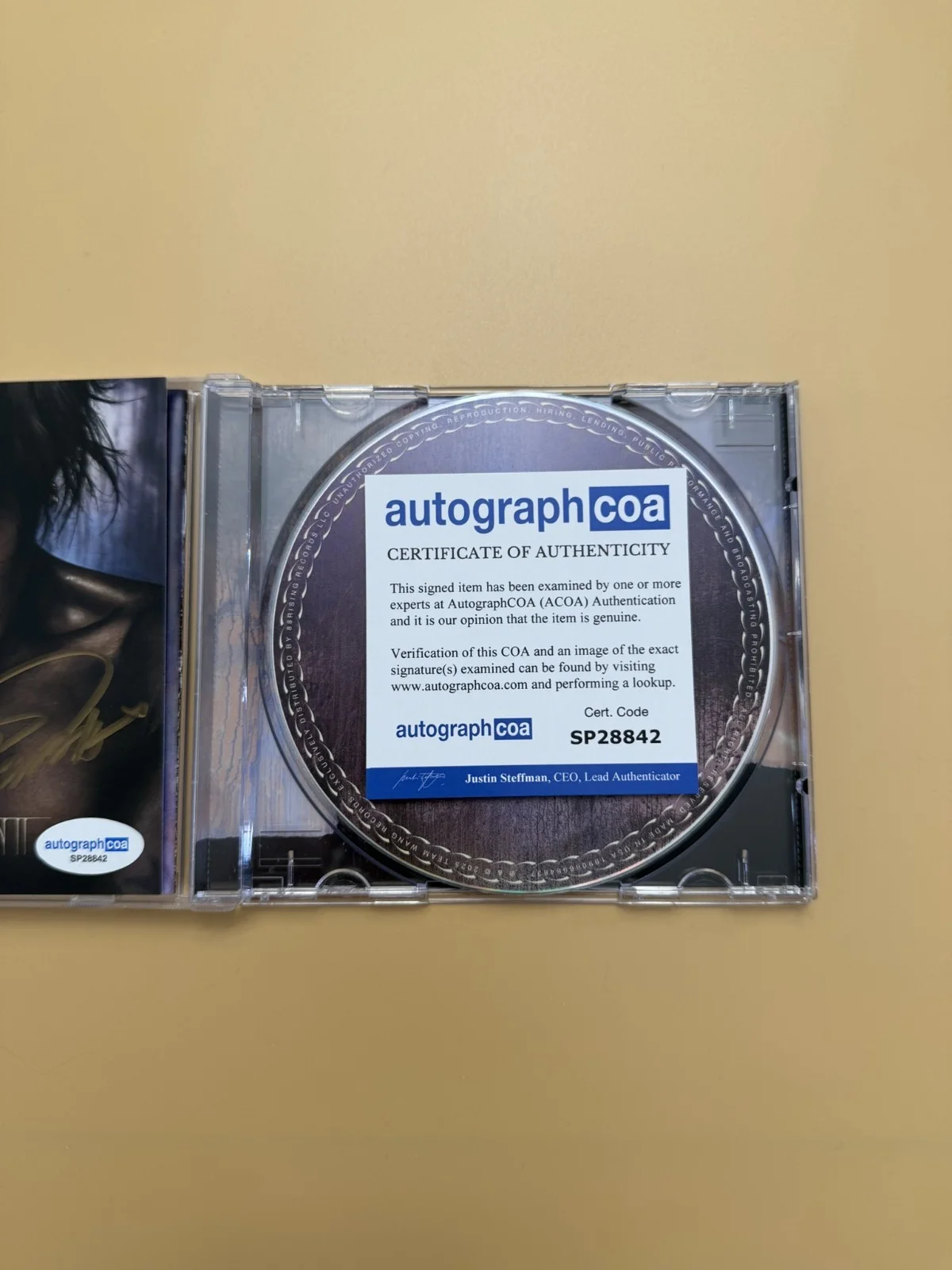 SIGNED Jackson Wang CD Magic Man 2 ACOA GOT7 SP28842, image 3