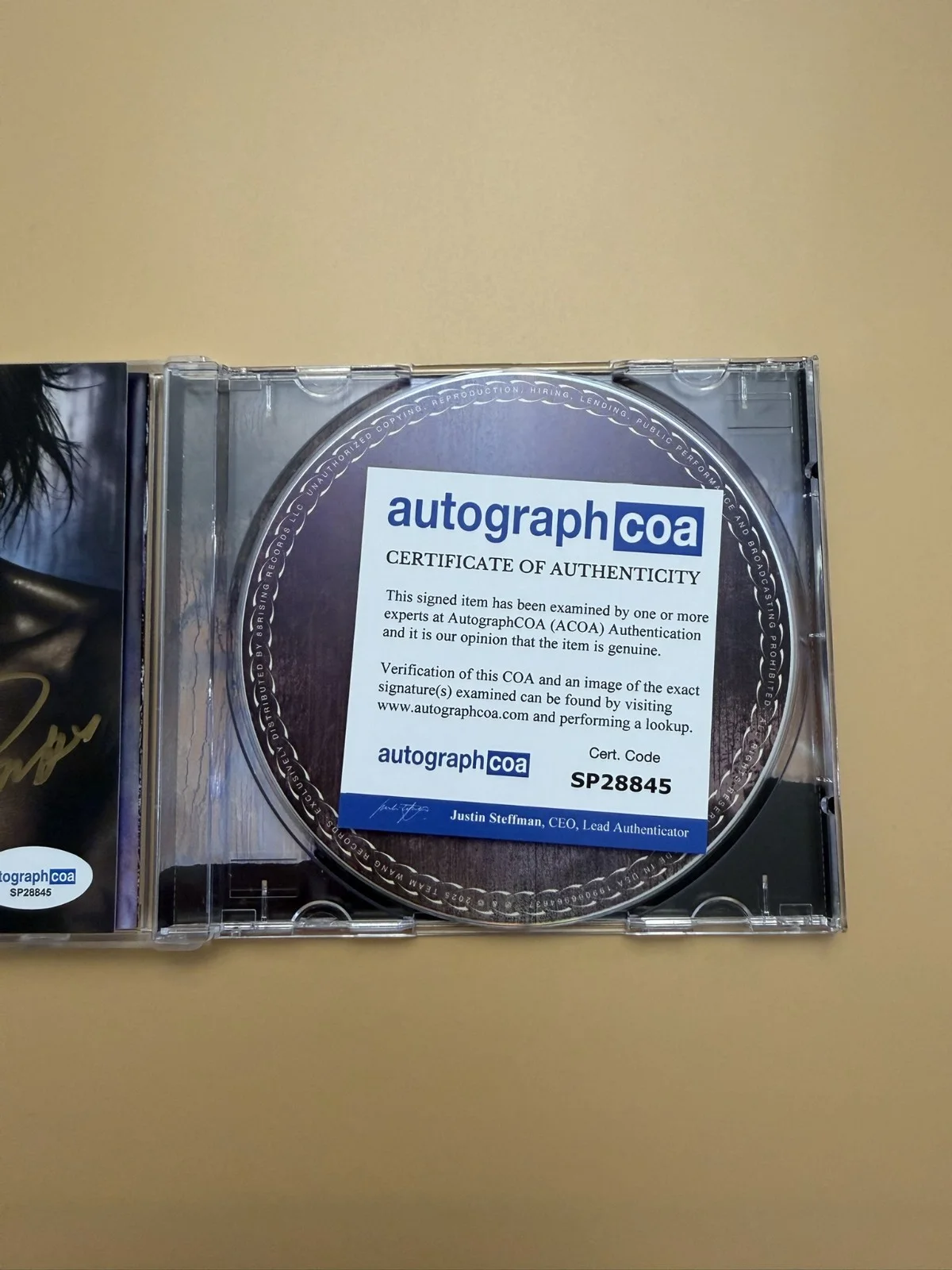 Jackson Wang SIGNED Autograph CD Magic Man 2 GOT7 ACOA SP28845, image 3