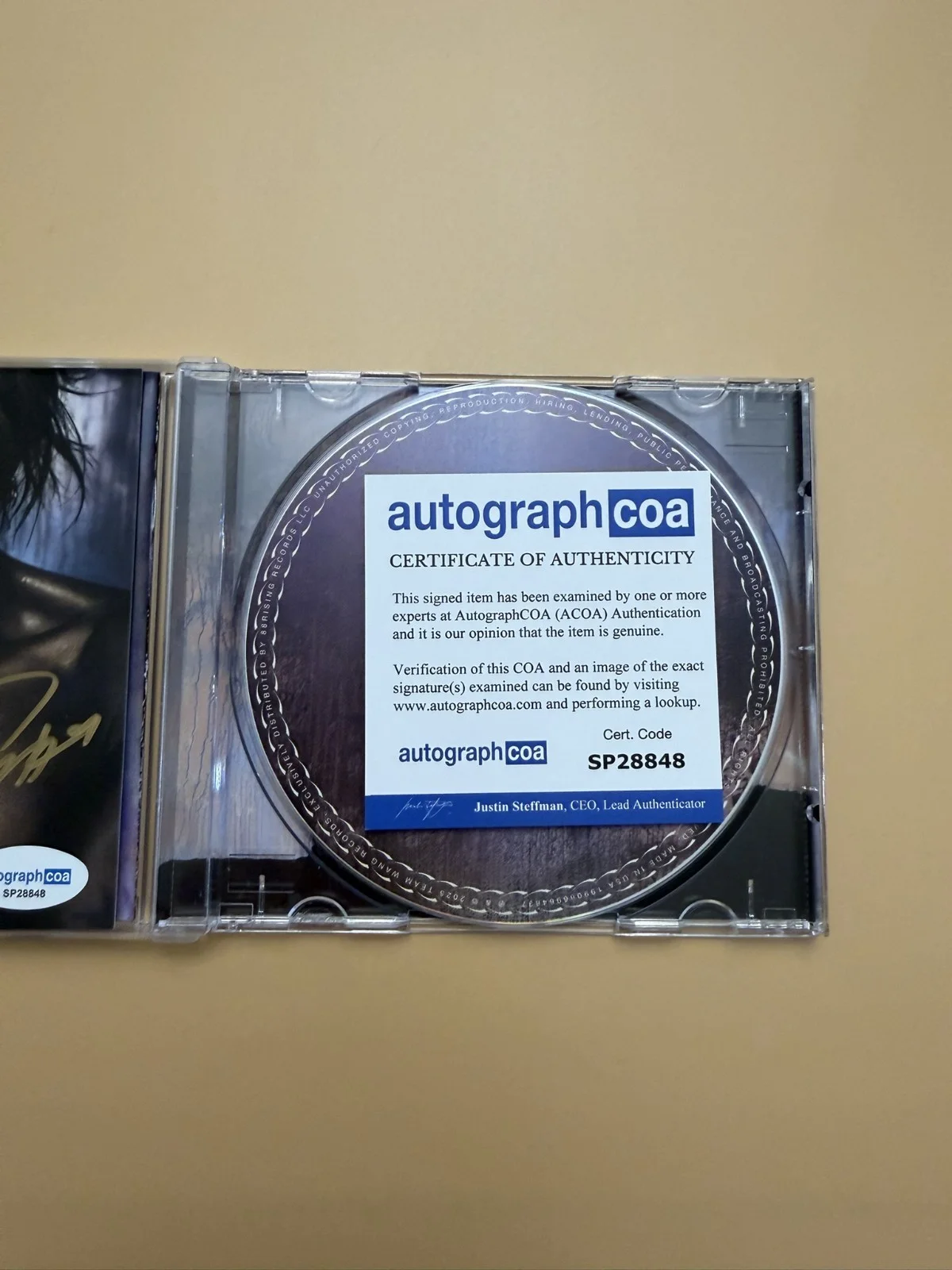 SIGNED Jackson Wang Autograph CD Magic Man 2 GOT7 SP28848, image 3