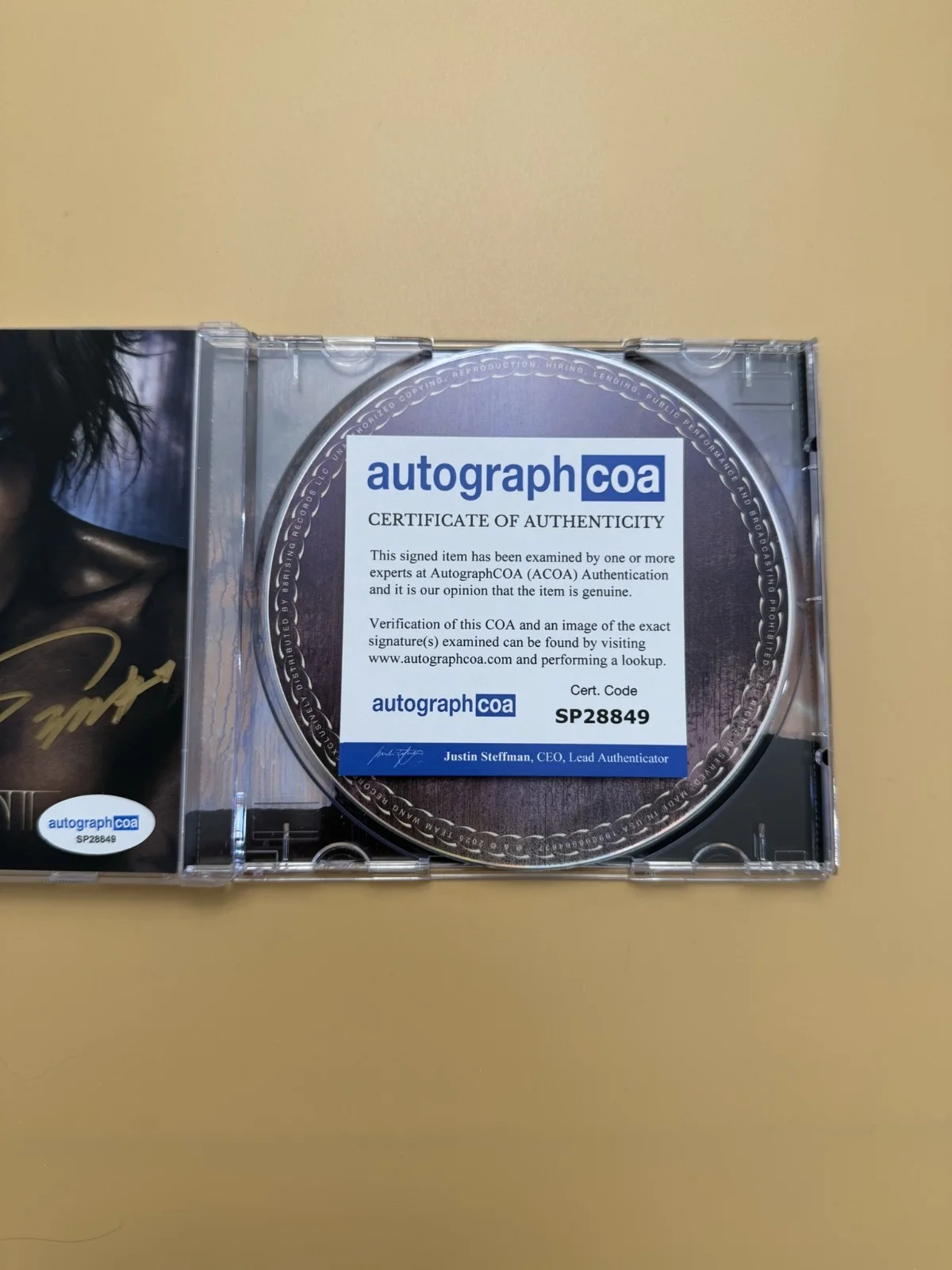Jackson Wang SIGNED Magic Man 2 CD ACOA SP28849, image 3