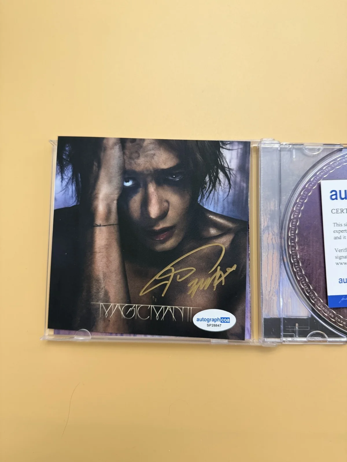 Jackson Wang Magic Man 2 CD SIGNED ACOA GOT7 SP28847, image 2